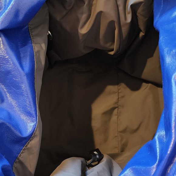 Via Spiga Logo Cobalt Blue Tote Shoulder Bag - Picture 2 of 11